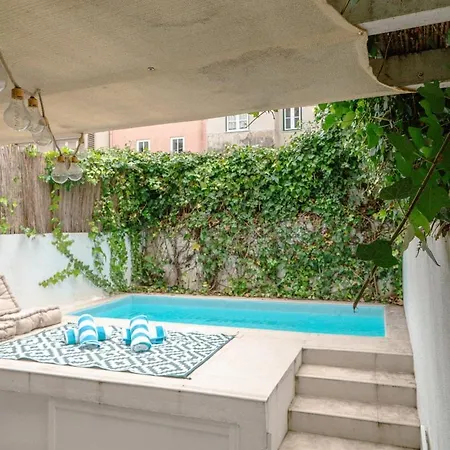 Cozy 1br, Private Terrace & Pool - Estrela | By Airnest Apartment Lisbon